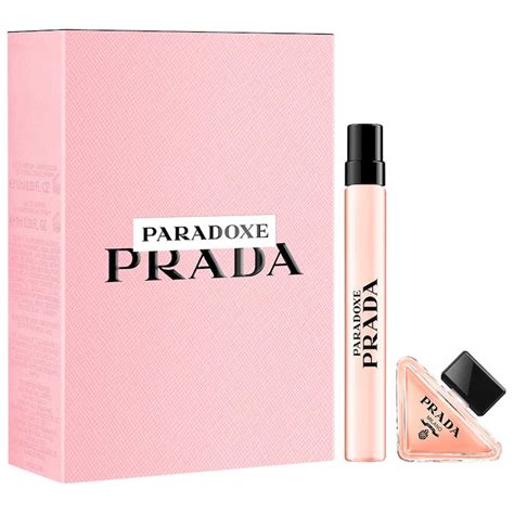 prada mini perfume beige with purse|Prada mini paradoxe.